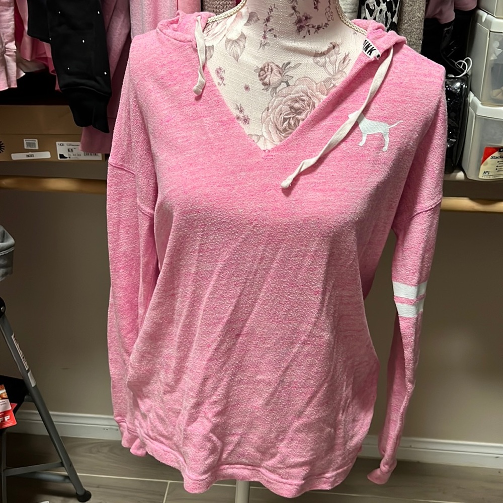 VS PINK TUNIC SWEATER